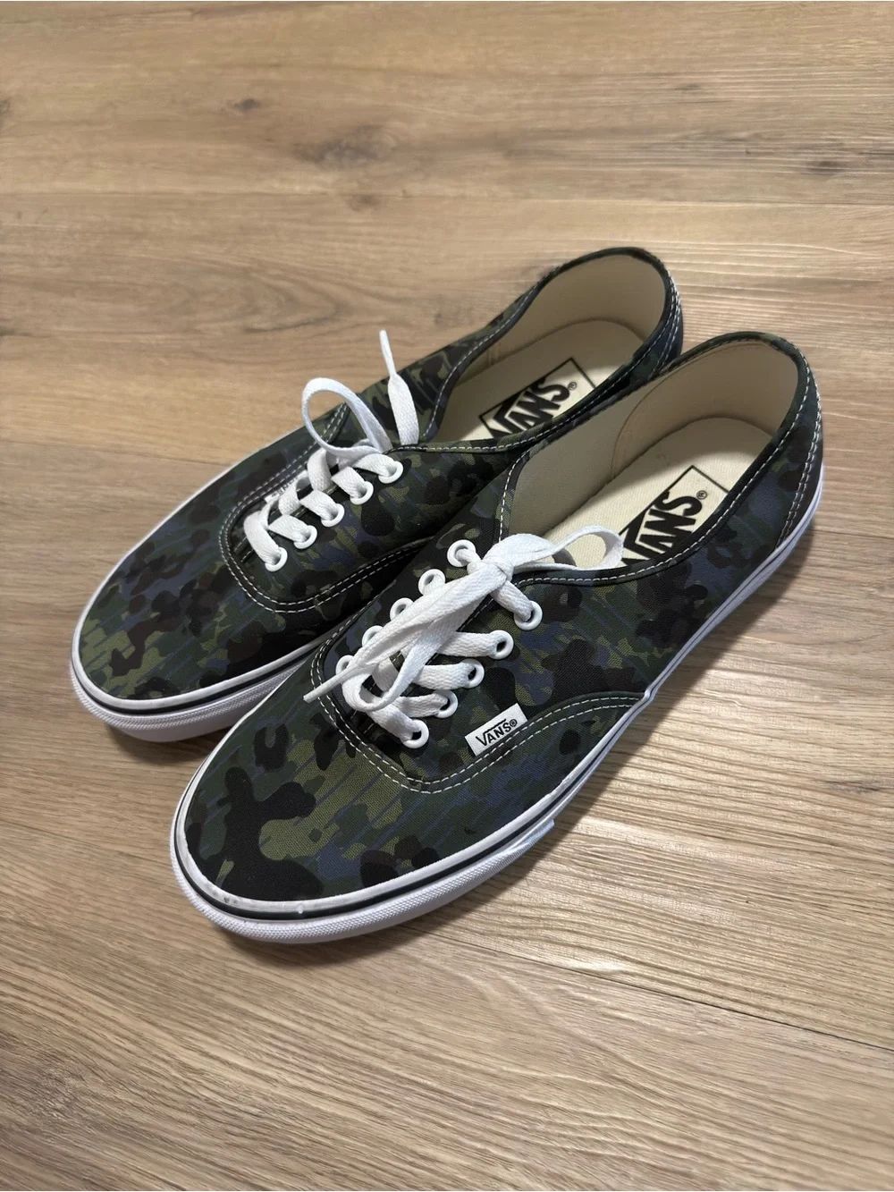 Vans Authentic Camo Canvas Sneakers